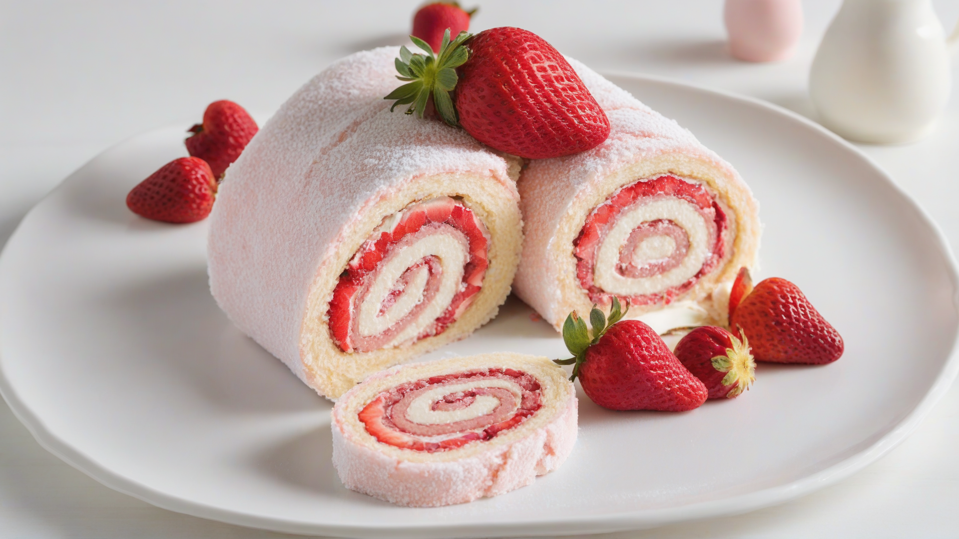 rotolo alle fragole